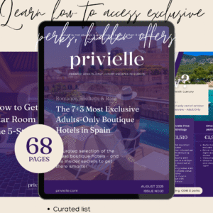 Handpicked adults-only boutique hotels in Spain for couples — plus insider booking hacks to save €200–€500 per booking with upgrades and timing.